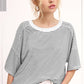 BASIC STRIPE BLACK TOP