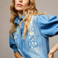 EMBROIDERY PUFF SLEEVE BODYSUIT