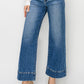 HIGH RISE CROP WIDE JEAN