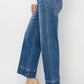 HIGH RISE CROP WIDE JEAN