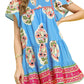 FLORAL BOHO MINI DRESS
