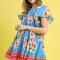 FLORAL BOHO MINI DRESS