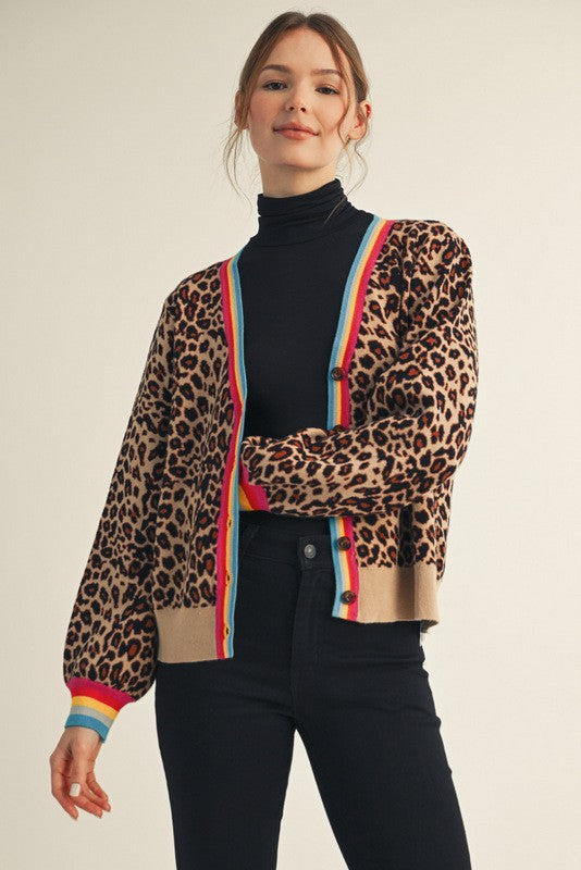 FUN LEOPARD CARDIGAN