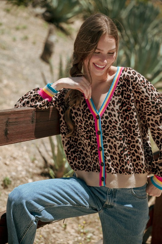 FUN LEOPARD CARDIGAN