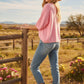 PINK SWEATER SS TOP