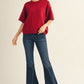 SWEATER SS RED TOP