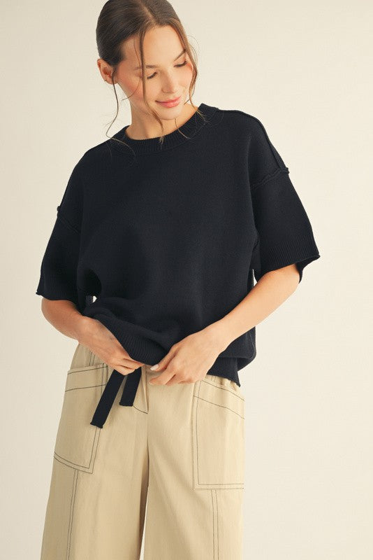 SWEATER SS BLACK TOP