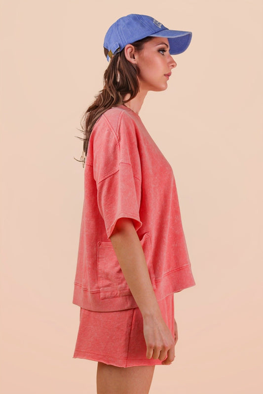 MINERAL WASH POCKET CORAL SETS