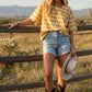 STRIPED RELAXED YELLOW TOP