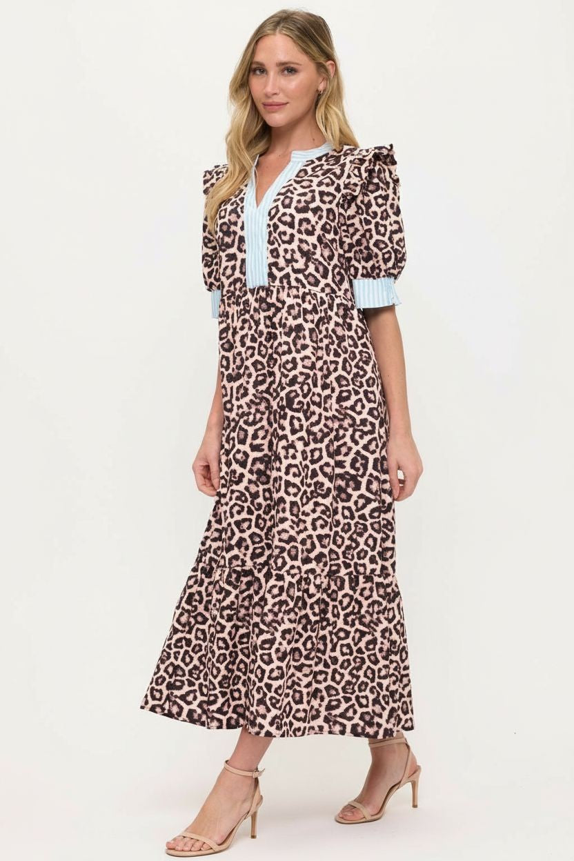 LEOPARD DOLL DRESS