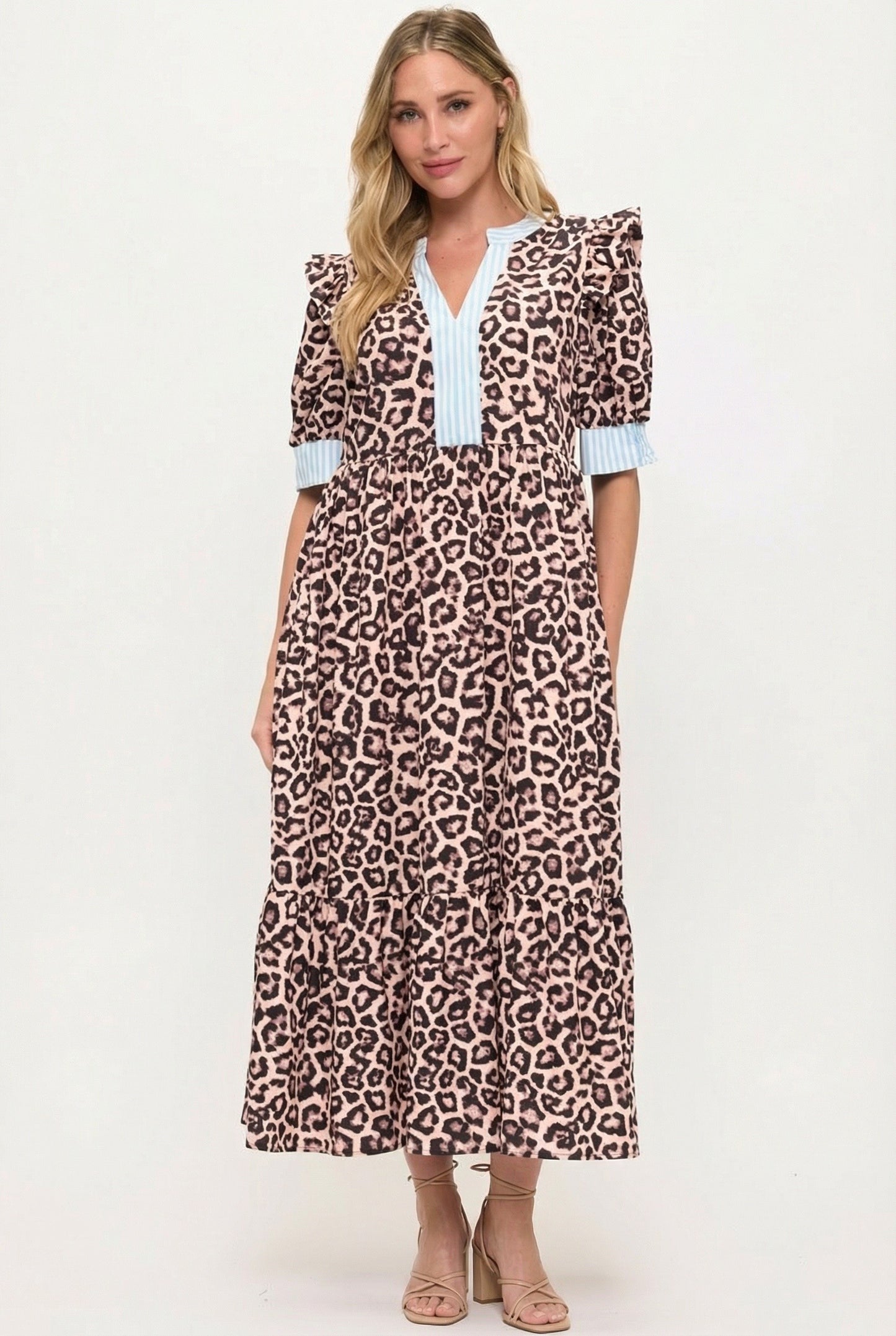 LEOPARD DOLL DRESS