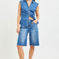 SLOUCHY SEAMED JORTS
