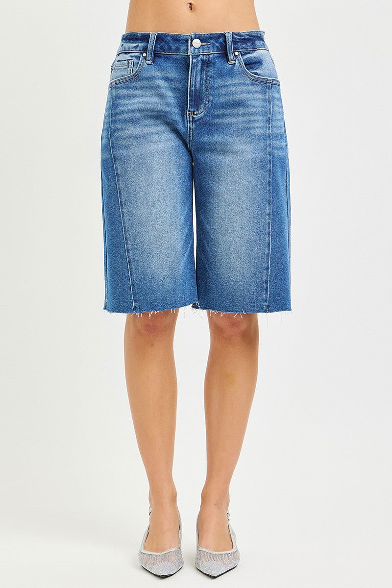 SLOUCHY SEAMED JORTS