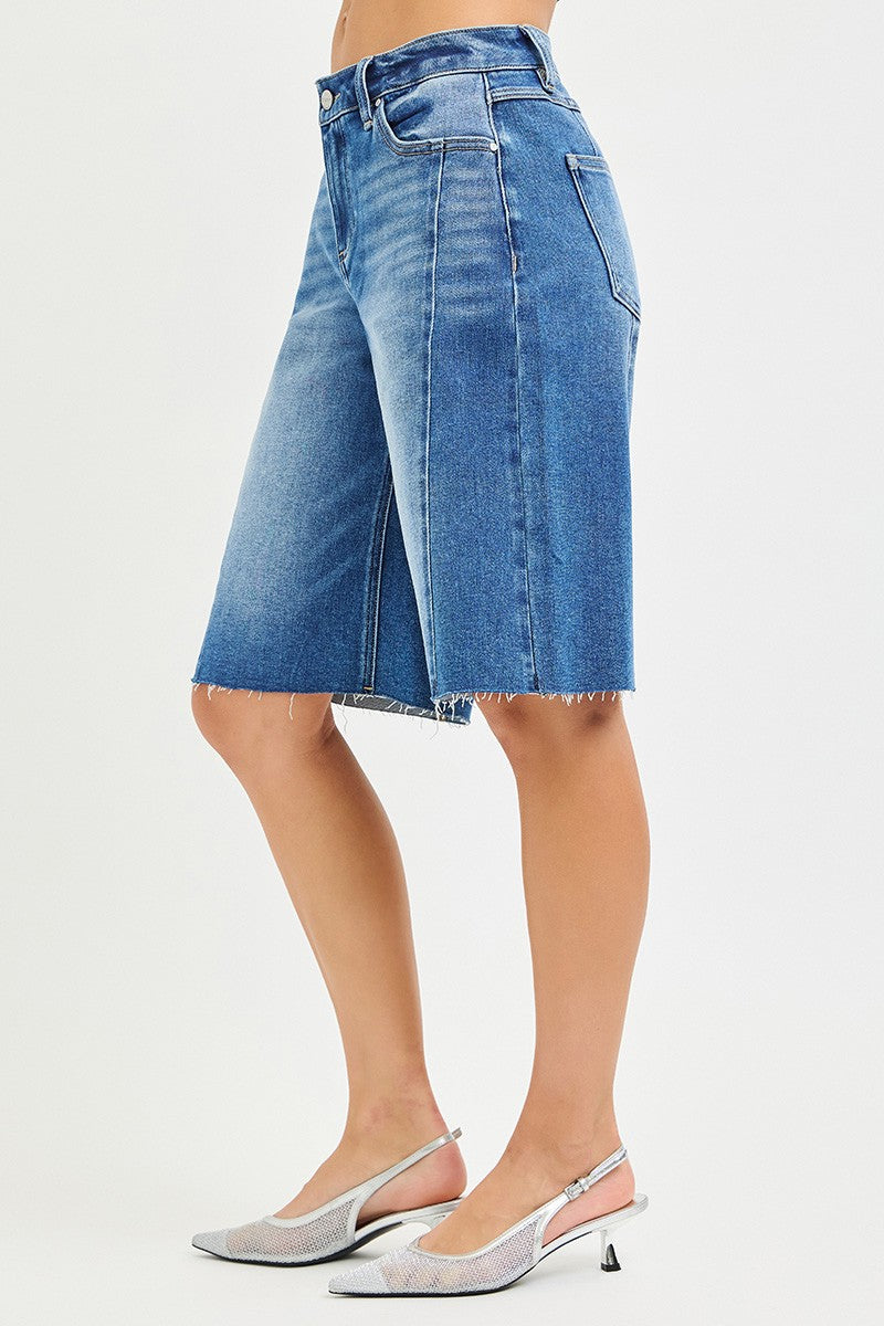 SLOUCHY SEAMED JORTS