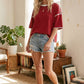 POLKA DOT RUBY RED TOP