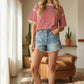 STRIPE OVERSIZED RED/WHITE TOP