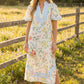 FLORAL TUNIC MAXI DRESS