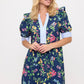 SMOCKED FLORAL DRESS