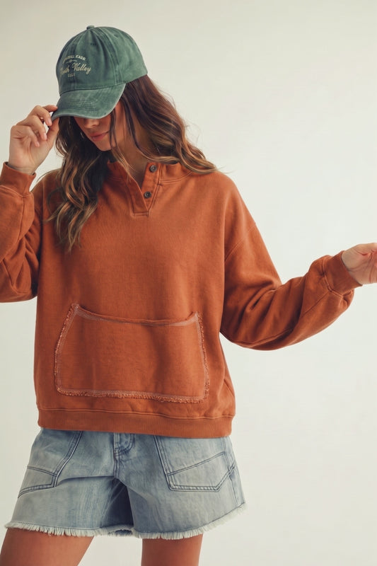 FRONT POCKET RUST LS