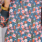 GWEN FLORAL 1/4 ZIP PULLOVER