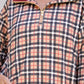 NORA PLAID 1/4 ZIP PULLOVER