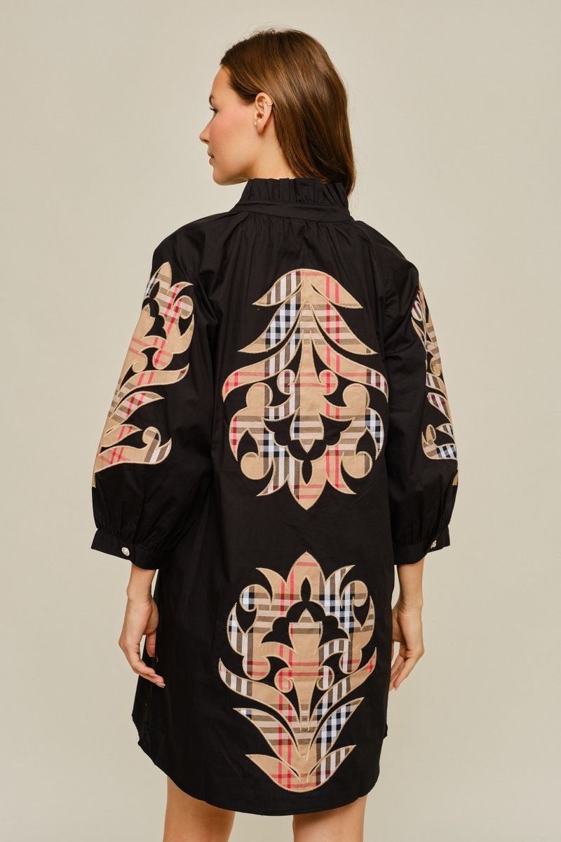 CHECK PATTERN DRESS