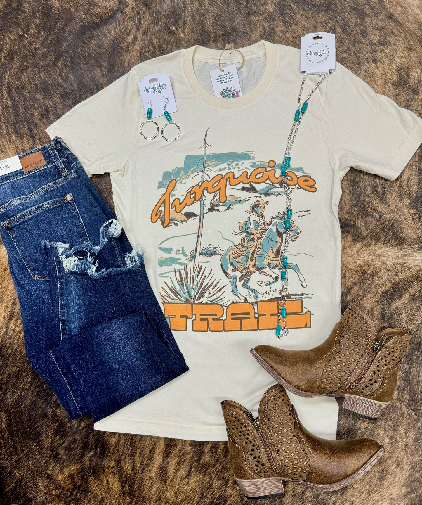 Turquoise Trail Tee