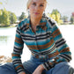 CRUEL WM SERAPE STRIPE LS