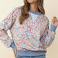 FLORAL CREW NECK TOP