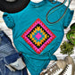 Cheyenne Aztec Teal Tee