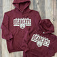 Youth Maroon Bearcat Hoodie