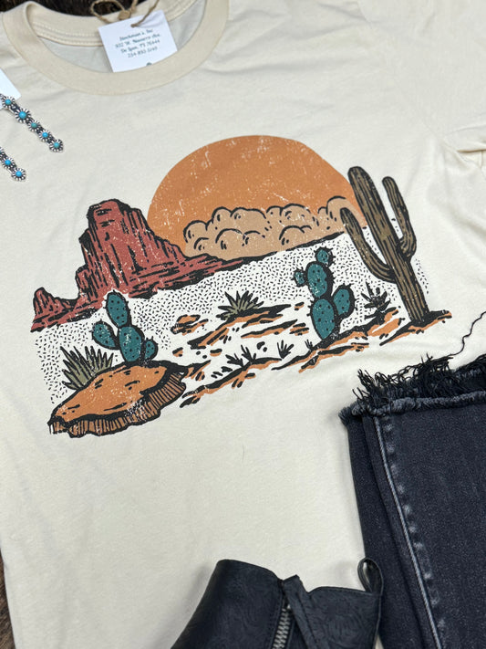 Western Cactus Tee