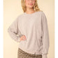 BASIC MOCHA LS SWEATER