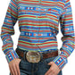 Cinch Wmns Arena Flex Serape LS