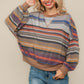 CREW NECK MULTI SWEATER