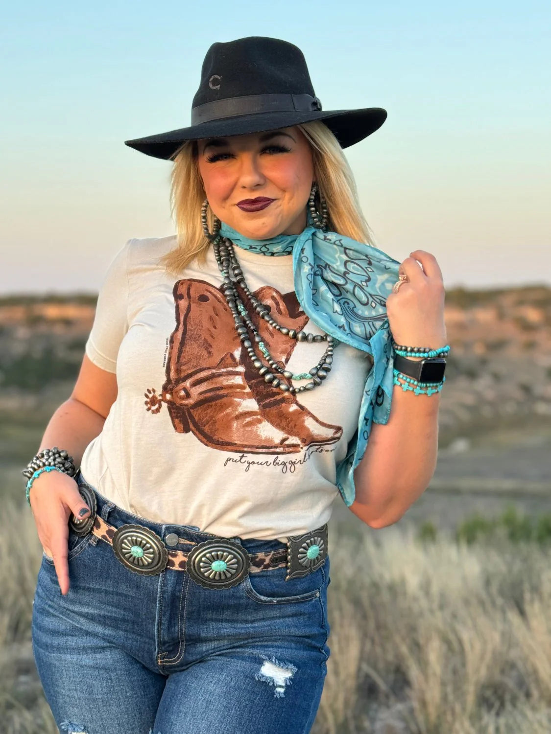 PUT YOUR BOOTS ON TEE