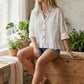 RUFFLE SOLID WHITE TOP