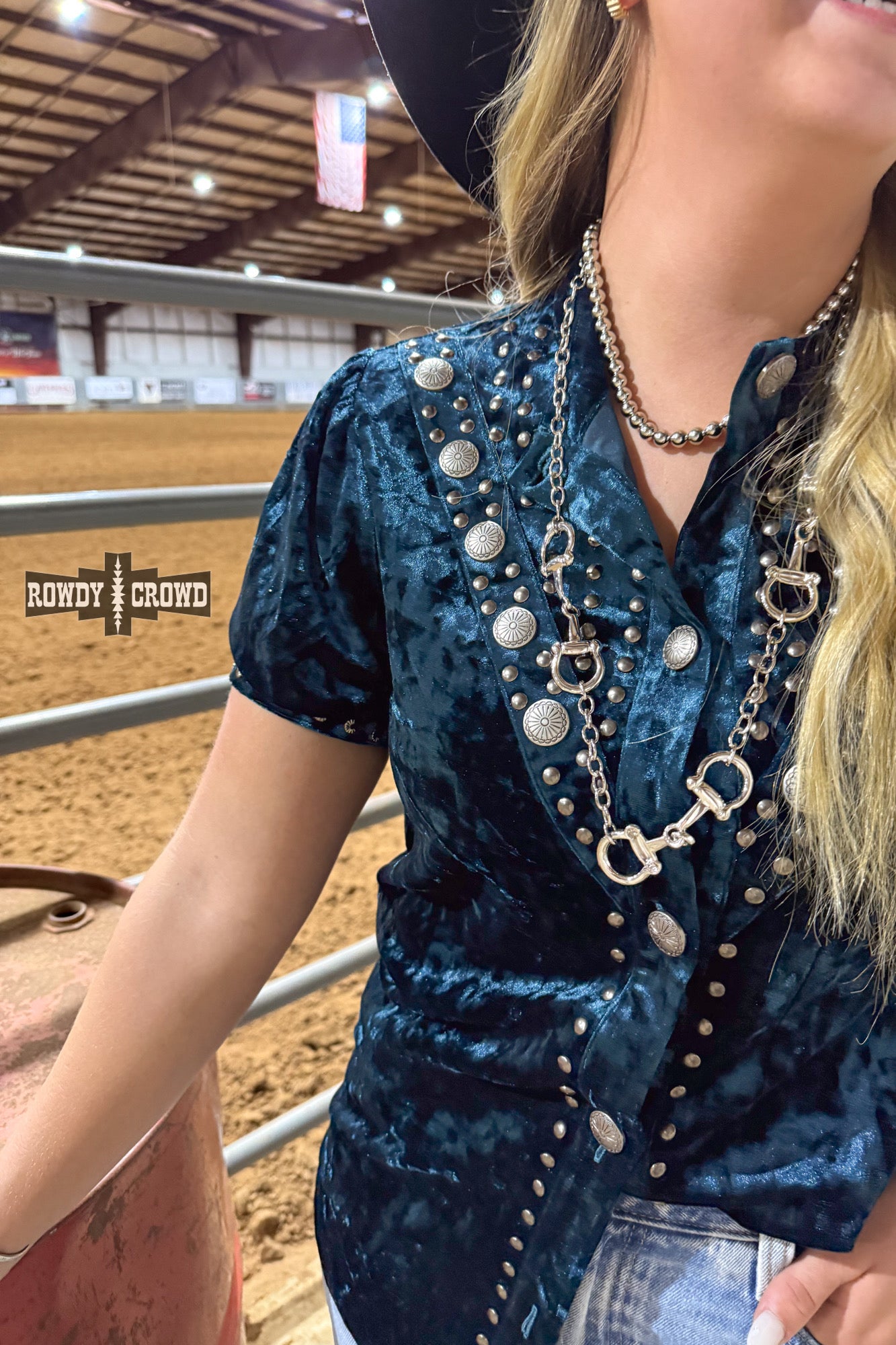 VALLEJO VELVET TEAL TOP