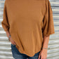VINTAGE KNIT MOCHA TOP
