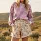 STRIPED MULIT LS PINK/BLUE TOP
