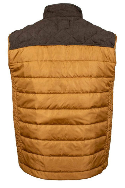 Hooey Mns Brown Yoke Vest