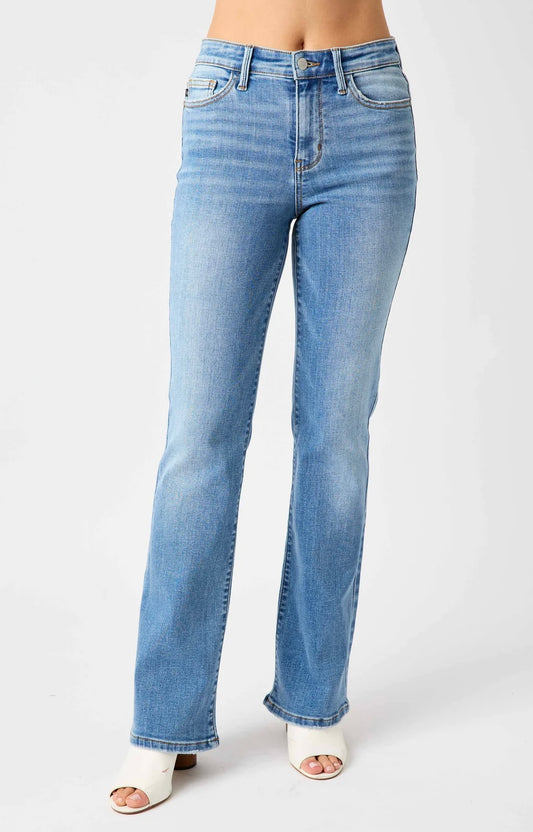 Judy Blue Mid Rise Bootcut Jeans