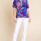 Fiesta Print Button-Up Top