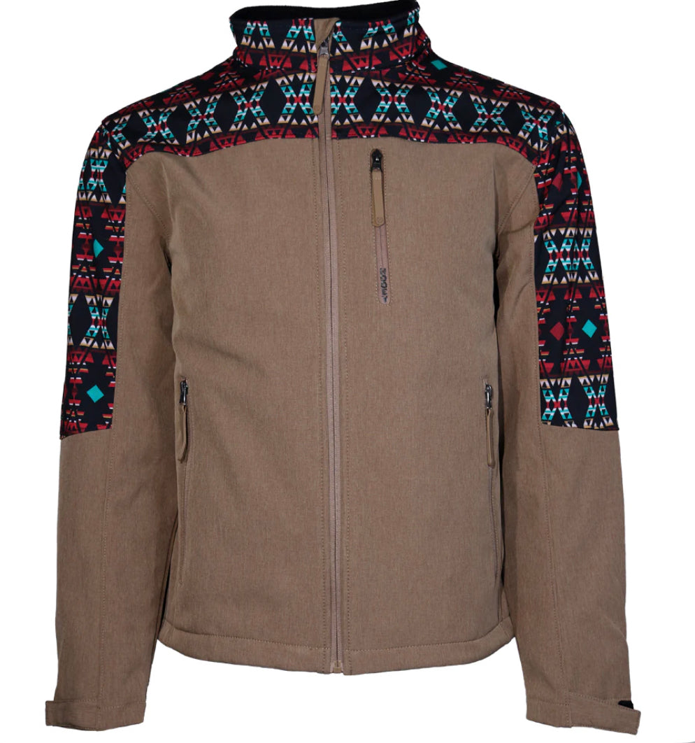 Hooey Mns Multi Aztec Softshell Jacket