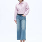 BLUE TIDE LOW RISE WIDE LEG JEAN