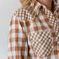 GINGHAM MIXED TAN LS