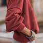CREW NECK RED SWEATER