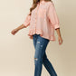 BABYDOLL PEPLUM PINK TOP