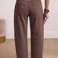 COFFEE MAUVE BARREL JEANS