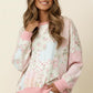 BLUSH FLORAL CREW NECK TOP